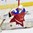 PLYMOUTH, MICHIGAN - APRIL 4: Russia's Nadezhda Alexandrova #31 makes a pad save against team Germany during quarterfinal round action at the 2017 IIHF Ice Hockey Women's World Championship. (Photo by Minas Panagiotakis/HHOF-IIHF Images)